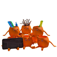 Orange Phanta Cubbie Collectible Toy Pot