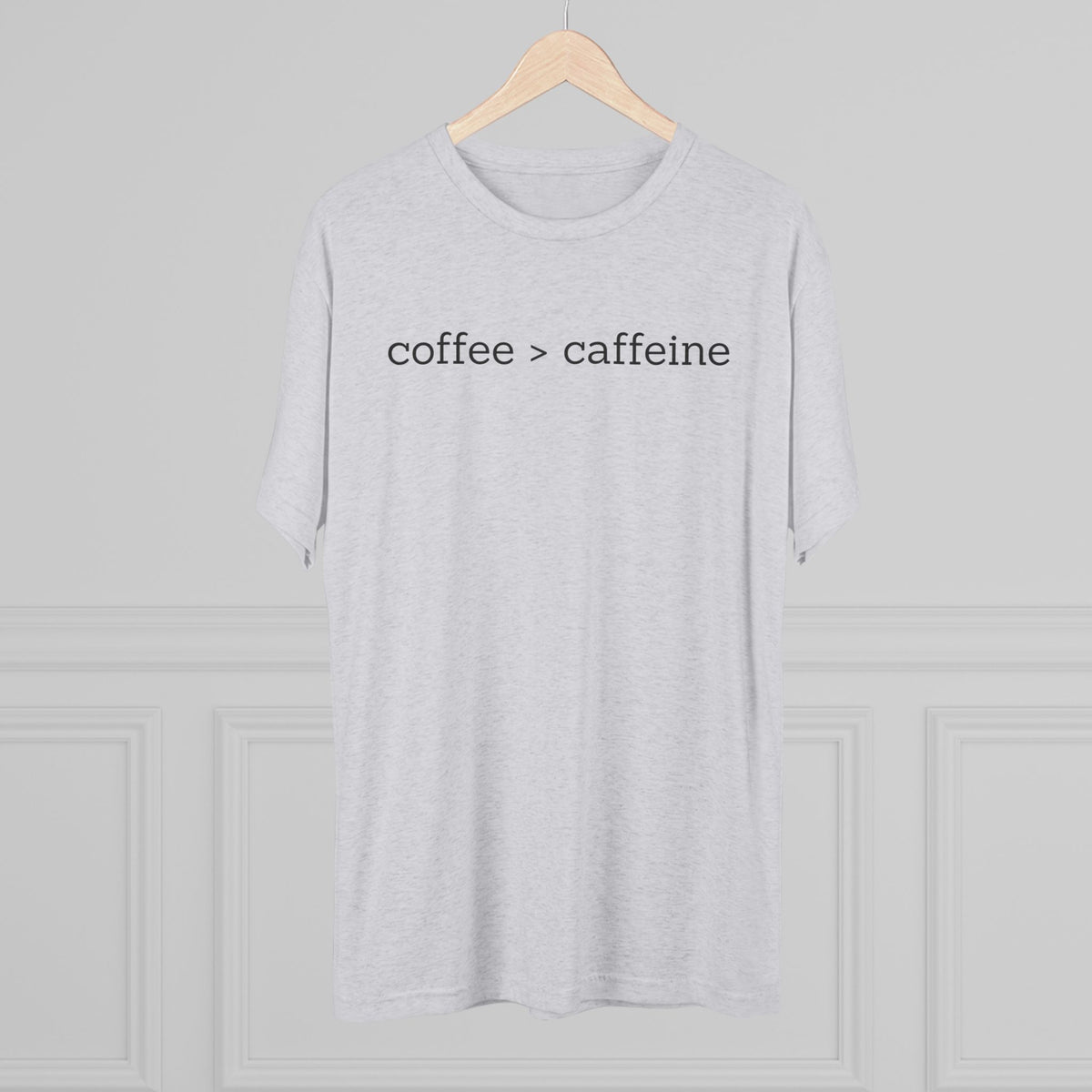 Coffee > Caffeine - Coffee Lover T-Shirt image 3