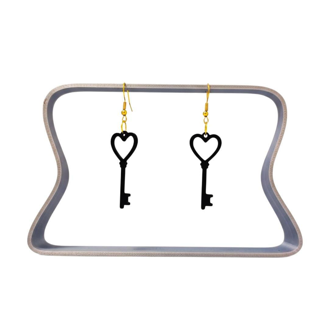 Key to My Heart Earrings image 0