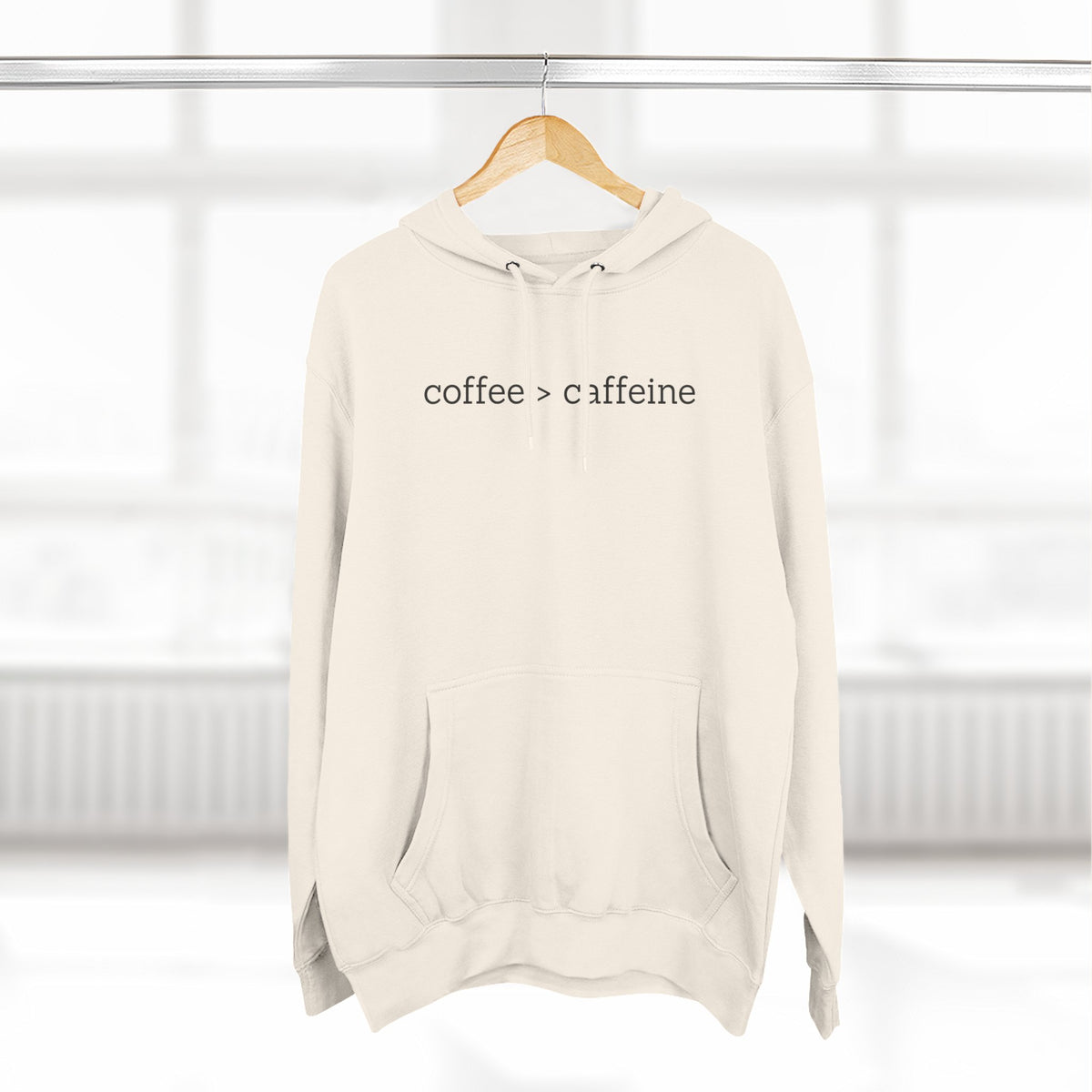Coffee > Caffeine Premium Hoodie  image 8