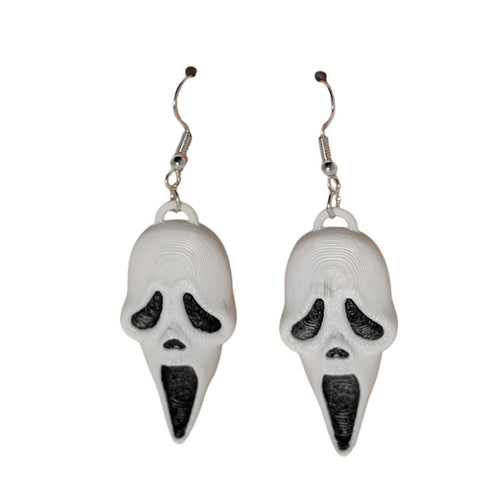 Ghost Face Earrings