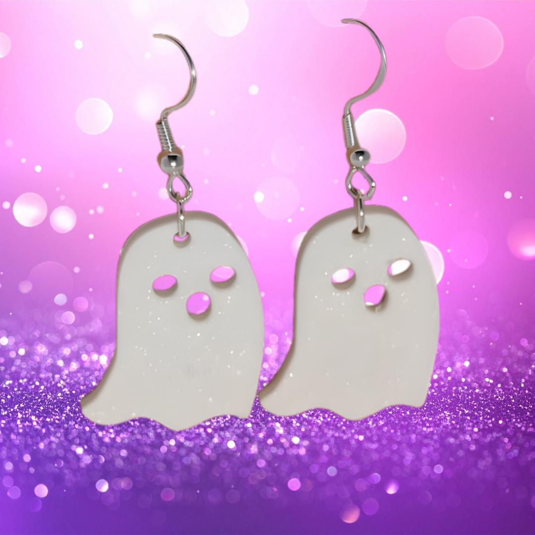 Boo! Ghost Earrings image 1