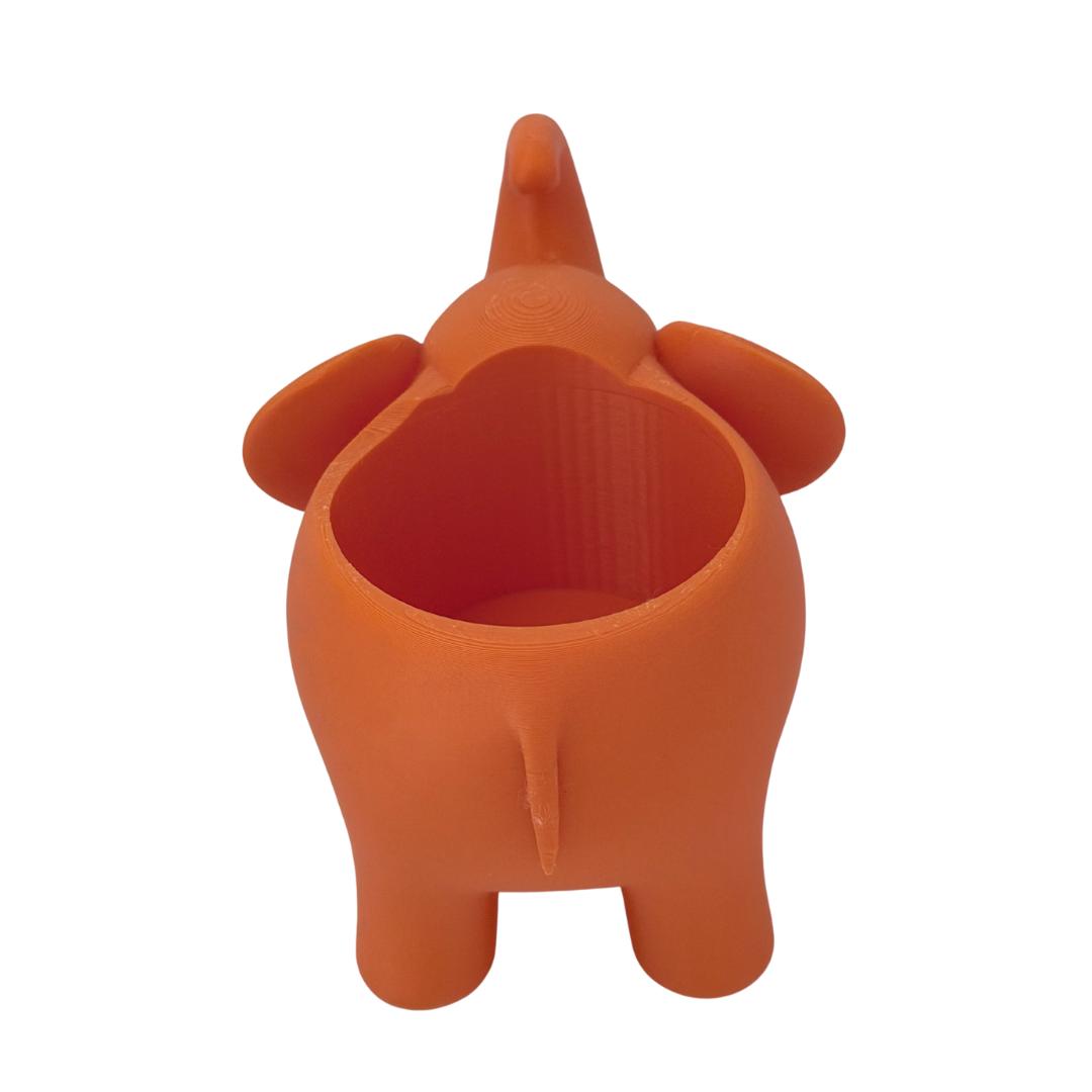 Happy Elephant Animal Planter image 2