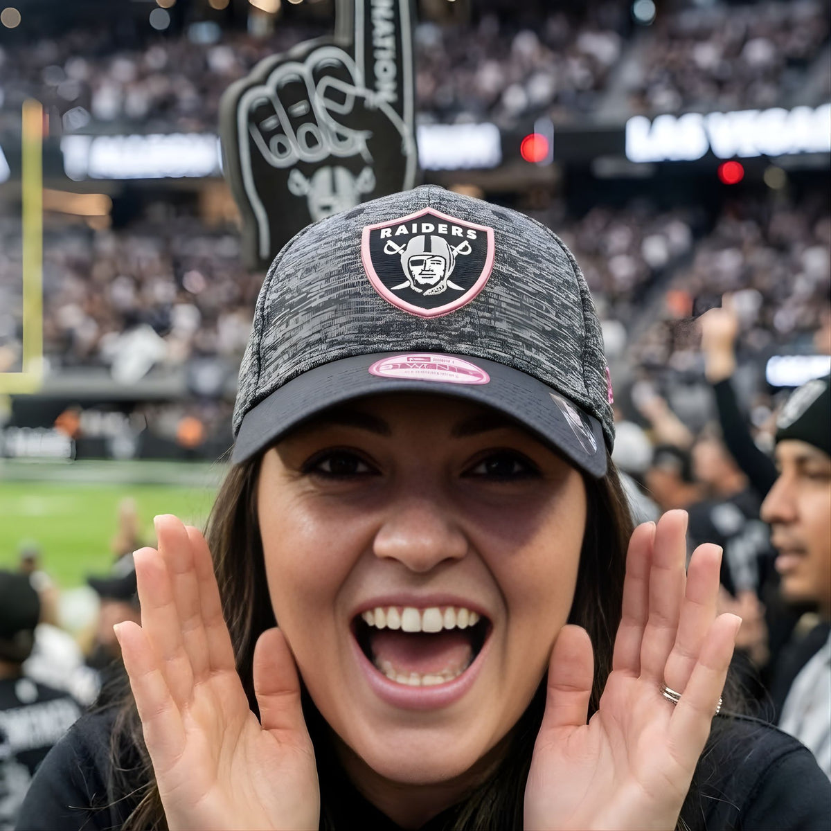 Raiders Breast Cancer Awareness Hat image 1
