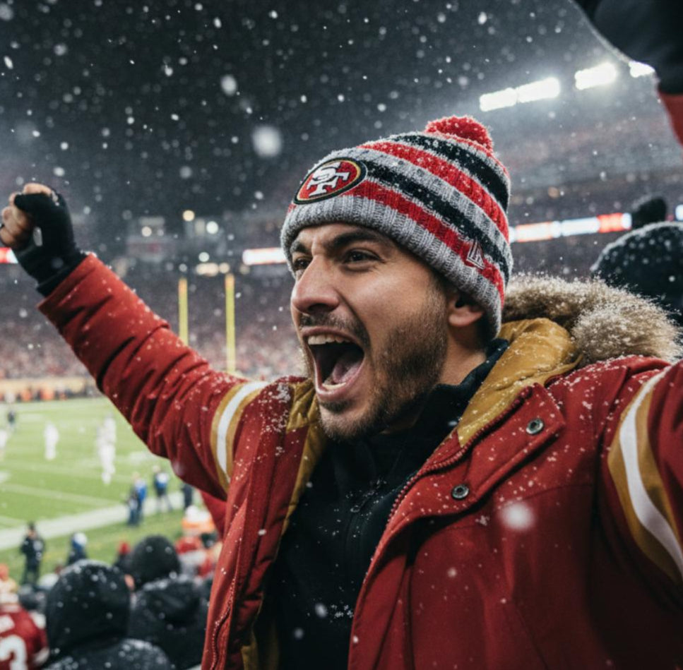 Official 49ers Beanie - Adult image 1