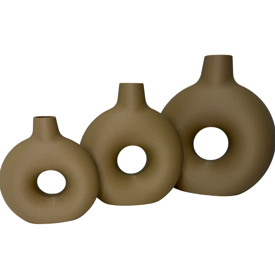 Sand & Stone Vase Trio image 0