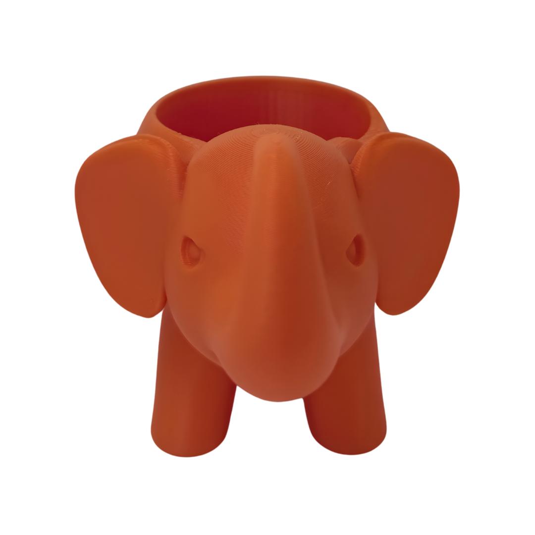Happy Elephant Animal Planter image 3