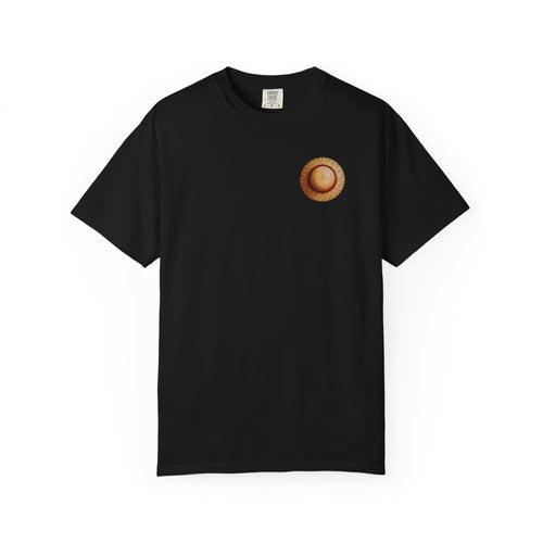 Minimal Straw Hat Graphic T-Shirt