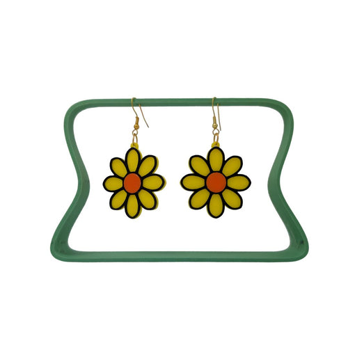 Daisy Flower Earrings