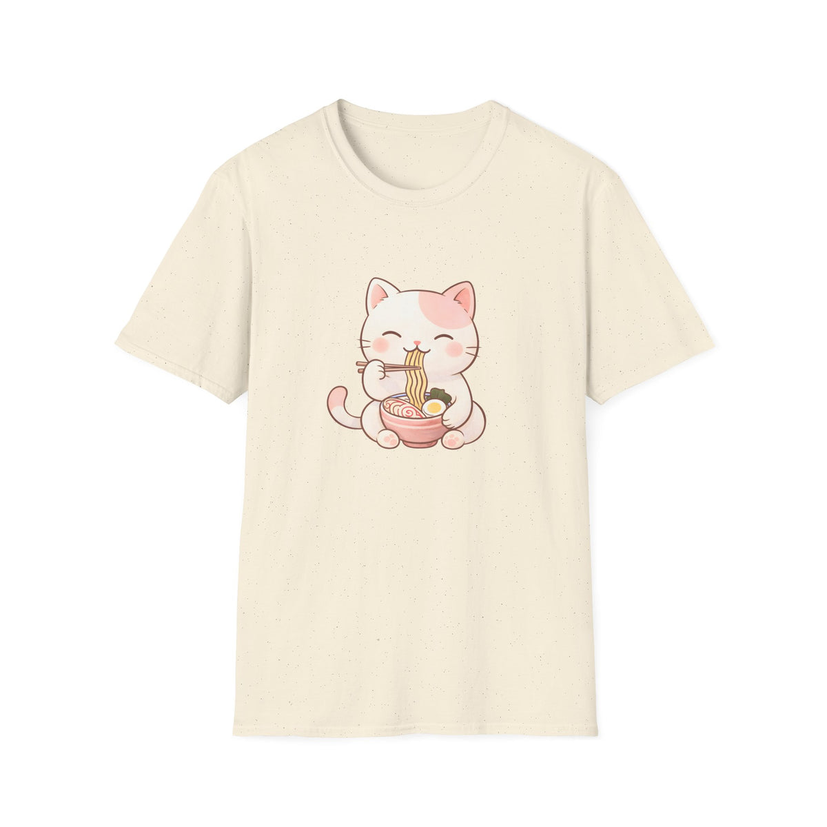 Cute Cat Eating Ramen T-Shirt image 6