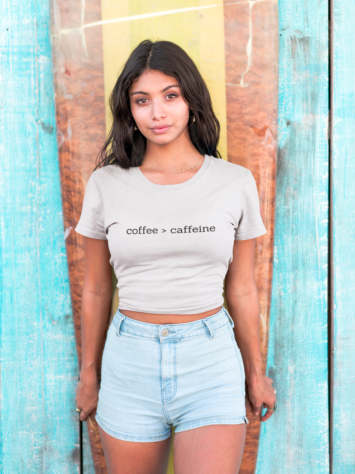 Coffee > Caffeine - Coffee Lover T-Shirt image 4
