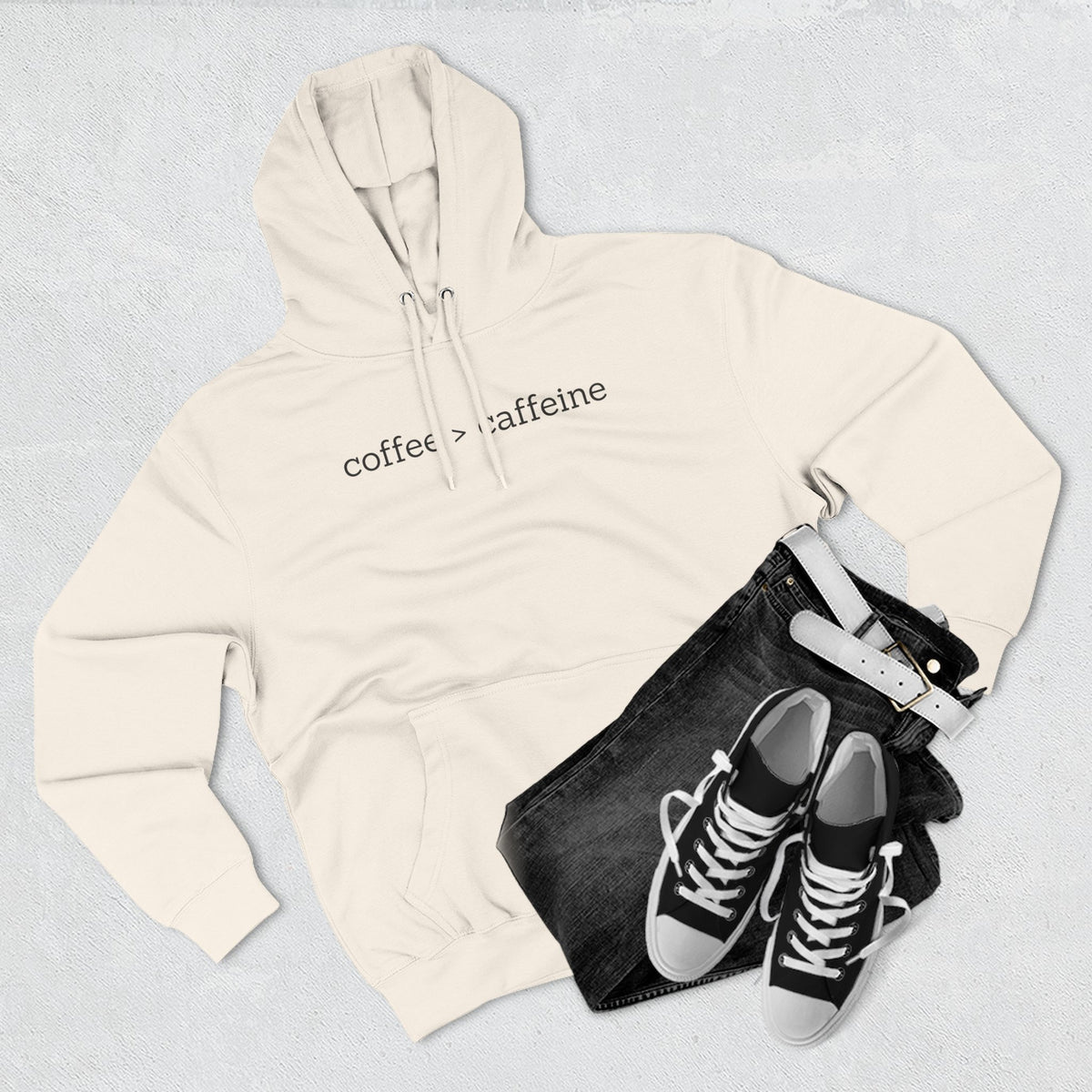 Coffee > Caffeine Premium Hoodie  image 7
