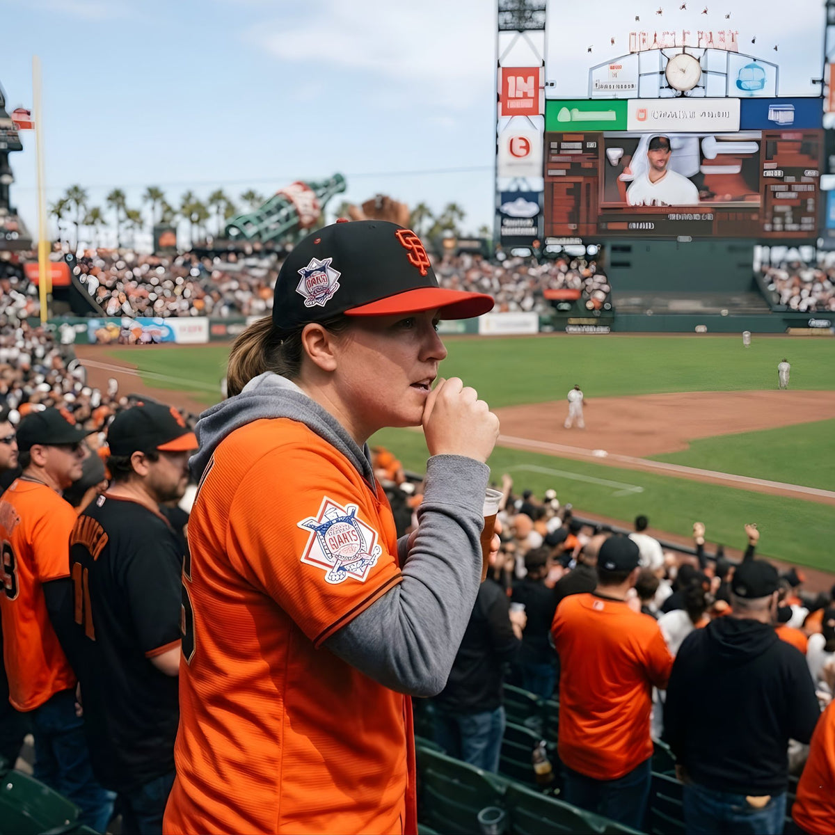 SF Giants Fitted Baseball Cap image 1