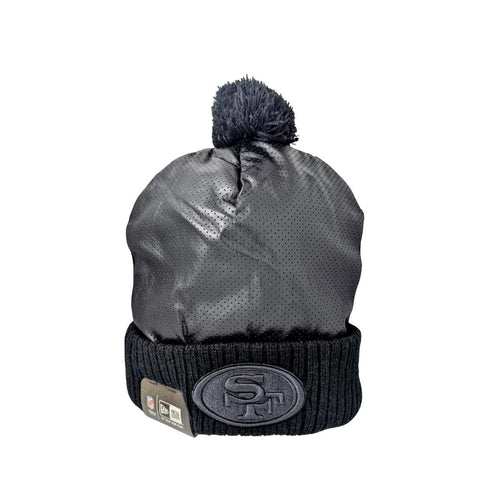 SF 49ers Leather Beanie