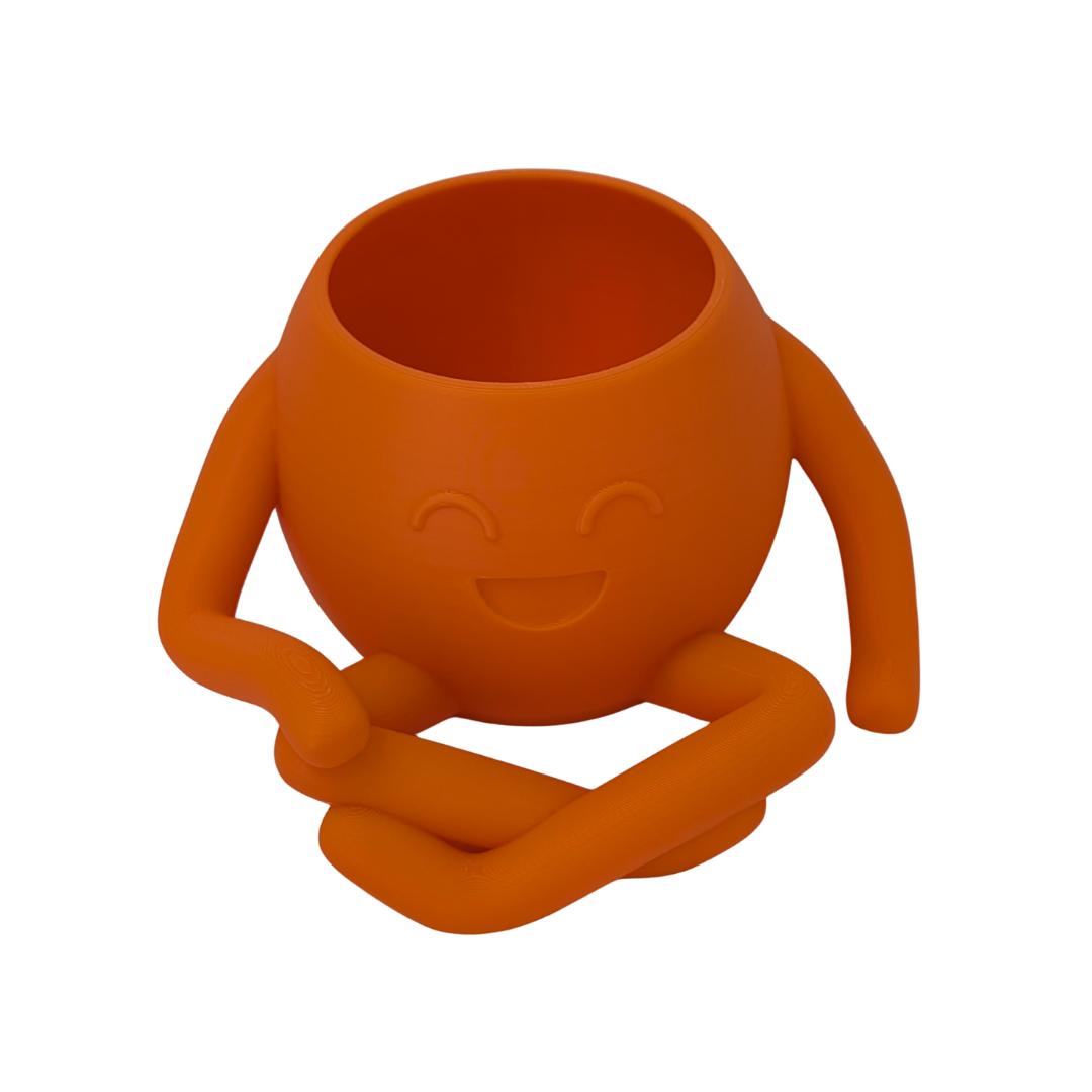 Refreshing Orange WooSah Mini Planter image 1
