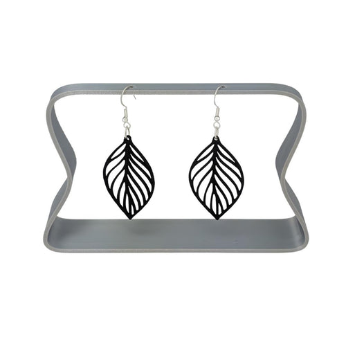 Noir Leaves Earrings